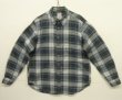 画像1: 80'S BROOKS BROTHERS "BROOKS FLANNEL" フランネル BDシャツ チェック柄 USA製 (VINTAGE)