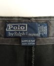 画像2: 90'S RALPH LAUREN "HAMMOND PANT" ツープリーツ チノパンツ W34L30 フェードブラック (VINTAGE)