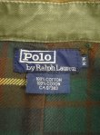 画像2: 90'S RALPH LAUREN 裏地付き 襟コーデュロイ ハンティングジャケット オリーブ (VINTAGE)