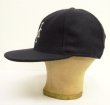 画像3: COOPERSTOWN BALL CAP "NEW YORK CUBANS" 汗止め＆バックストラップレザー製 ウールキャップ ネイビー USA製 (NEW)