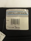 画像7: 90'S LEVIS "ACTION SLACKS" スラックス ブラック W36L31 TALONジップ USA製 (DEADSTOCK)