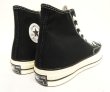 画像3: CONVERSE "CT70" キャンバス 三ツ星ヒールパッチ ハイカット ブラック 箱付き (NEW)