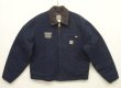 画像1: 00'S CARHARTT "DETROIT JACKET" 裏地ブランケット ダックジャケット ネイビー USA製 (DEADSTOCK)