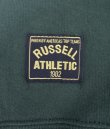 画像4: 90'S RUSSELL ATHLETIC ハーフジップ カラーブロック スウェットシャツ ネイビー/グリーン USA製 (VINTAGE)