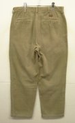 画像3: 90'S RALPH LAUREN "ANDREW PANT" ツープリーツ 太畝 コーデュロイパンツ ベージュ W35L30 (VINTAGE)