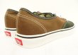 画像4: VANS "SALES SAMPLE" AUTHENTIC スウェード/キャンバス スニーカー オリーブ/ブラウン (一点物/NEW)