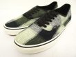 画像1: VANS "SALES SAMPLE" AUTHENTIC ウール スニーカー ブラック/オリーブ チェック柄 (一点物/NEW)