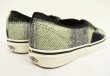 画像4: VANS "SALES SAMPLE" AUTHENTIC ウール スニーカー ブラック/オリーブ チェック柄 (一点物/NEW)