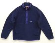 画像1: 90'S PATAGONIA シンチラ ハーフジップ プルオーバー ネイビー/パープル (VINTAGE)