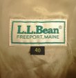 画像2: 80'S LL Bean "背面プリーツ" チンスト付き レザー ドリズラージャケット ベージュ USA製 (VINTAGE)