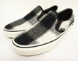 画像1: VANS "SALES SAMPLE" SLIP-ON ウール スニーカー ブラック/グレー チェック (一点物/NEW)