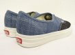 画像4: VANS "SALES SAMPLE" AUTHENTIC デニム スニーカー インディゴ/ライトインディゴ (一点物/NEW)