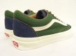 画像4: VANS "SALES SAMPLE" OLD SKOOL キャンバス/リップストップ スニーカー インディゴ/グリーン (一点物/NEW)