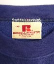 画像2: 80'S RUSSELL ATHLETIC 前Vガゼット付き クルーネック スウェットシャツ ナス紺 USA製 (VINTAGE)