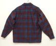 画像4: 70'S PENDLETON "BOARD SHIRT" ウール オープンカラーシャツ チェック柄 USA製 (VINTAGE)