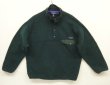 画像1: 90'S PATAGONIA ”SYNCHILLA SNAP-T" シンチラ スナップT ダークグリーン ポルトガル製 (VINTAGE)