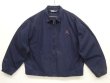 画像1: 90'S RALPH LAUREN チンスト付き ポプリン ドリズラージャケット ネイビー (VINTAGE)