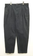 画像1: 90'S RALPH LAUREN "ANDREW PANT" ツープリーツ チノパンツ ブラック (VINTAGE)