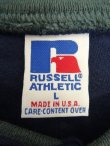 画像2: 90'S RUSSELL ATHLETIC ヘンリーネック スウェットシャツ ネイビー USA製 (VINTAGE)