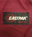 画像2: 80'S EASTPAK 旧タグ ボトムレザー ナイロン バックパック バーガンディ USA製 (VINTAGE)