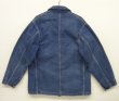 画像4: 80'S CARHARTT "MICHIGAN CHORE COAT" 裏地無し デニム カバーオール インディゴ USA製 (VINTAGE)