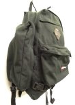 画像4: 80'S EASTPAK 旧タグ 両サイド収納付き ナイロン バックパック ブラック USA製 (VINTAGE)