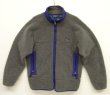 画像1: 90'S PATAGONIA ”雪無しタグ" 初期レトロX 裏地P.E.F フリースジャケット グレー/ブルー USA製 (MINT CONDITION)