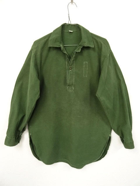 画像: スウェーデン軍 M55 ミリタリーシャツ (USED) 「L/S Shirt」 入荷しました。