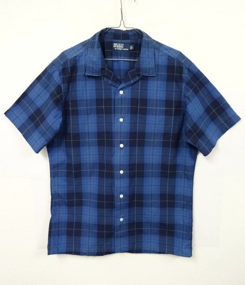 画像: ラルフローレン オープンカラーシャツ チェック柄 (USED) 「S/S Shirt」 入荷しました。