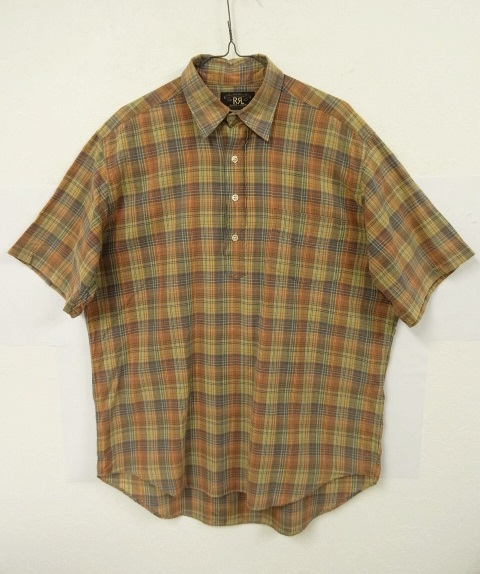 画像: 90'S RRL 黒タグ プルオーバーシャツ (VINTAGE) 「S/S Shirt」 入荷しました。