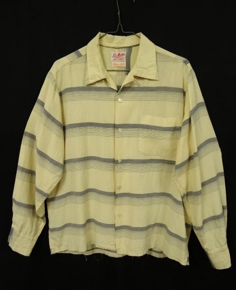 画像: 60'S LEE MARTIN オープンカラーシャツ USA製 (VINTAGE) 「L/S Shirt」 入荷しました。