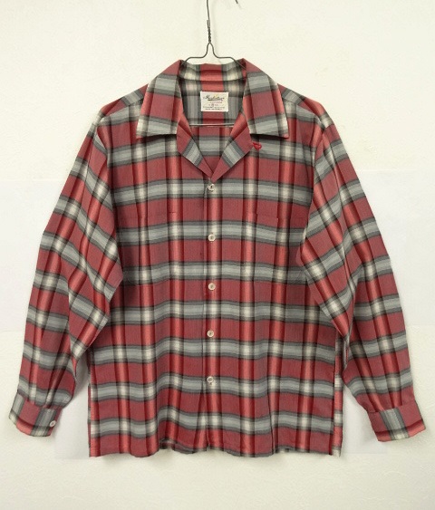 画像: 60'S MANHATTAN オープンカラーシャツ (VINTAGE) 「L/S Shirt」 入荷しました。