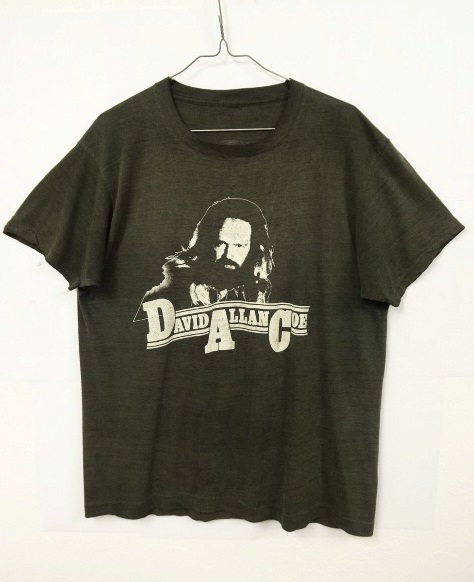 画像: 70'S DAVID ALLAN COE 綿ポリ 両面プリント Tシャツ USA製 (VINTAGE) 「T-Shirt」 入荷しました。