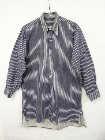 画像: 60'S フレンチ ワーク グランパシャツ (VINTAGE) 「L/S Shirt」 入荷しました。