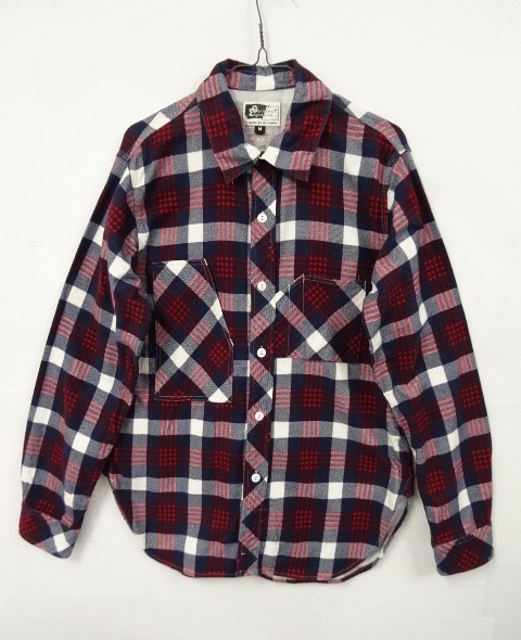 画像: Engineered Garments フランネル ワークシャツ USA製 (USED) 「L/S Shirt」 入荷しました。