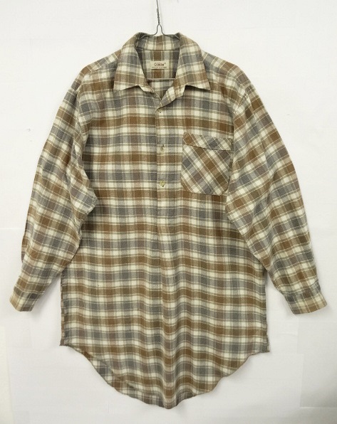 画像: ユーロワーク フランネル グランパシャツ ドイツ製 (VINTAGE) 「L/S Shirt」 入荷しました。