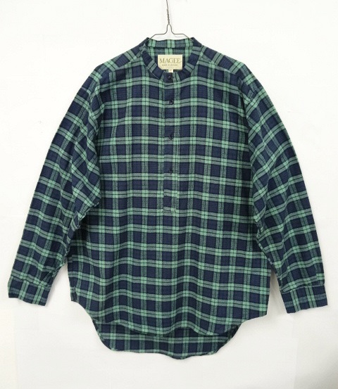 画像: ユーロワーク バンドカラー グランパシャツ アイルランド製 (VINTAGE) 「L/S Shirt」 入荷しました。