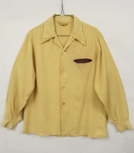 画像: 50'S STRADIVARI オープンカラーシャツ (VINTAGE) 「L/S Shirt」 入荷しました。