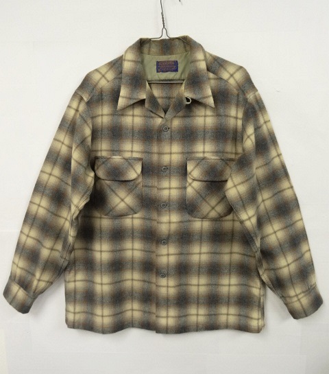 画像: 70'S PENDLETON オープンカラー ウールシャツ オンブレチェック USA製 (VINTAGE) 「L/S Shirt」 入荷しました。