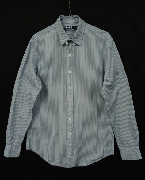 画像: RALPH LAUREN タブカラー ストライプシャツ (USED) 「L/S Shirt」 入荷しました。