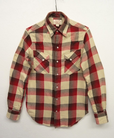 画像: RRL チェック柄 ウエスタンシャツ (USED) 「L/S Shirt」 入荷しました。