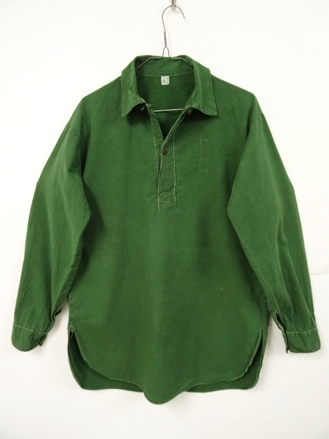 画像: スウェーデン軍 M55 ラウンド ミリタリーシャツ 41 (USED) 「L/S Shirt」 入荷しました。