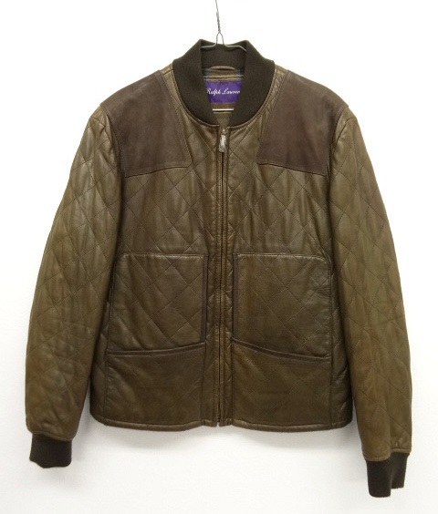 画像: RALPH LAUREN PURPLE LABEL レザージャケット イタリア製 (USED) 「Jacket」 入荷しました。