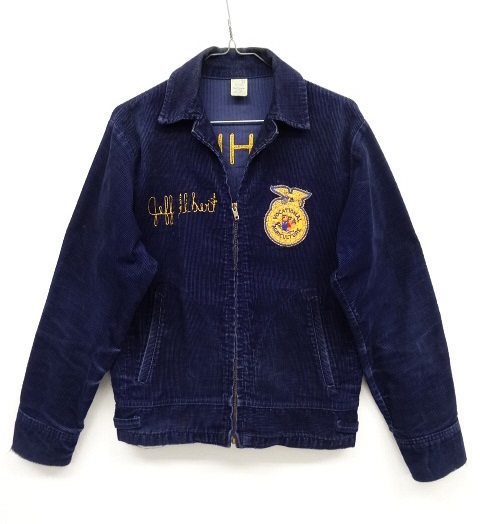 画像: 70'S NATIONAL FFA コーデュロイジャケット TALONジップ (VINTAGE) 「Jacket」 入荷しました。