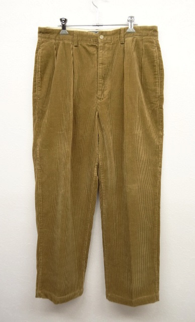 画像: 90'S RALPH LAUREN ツープリーツ 太畝 コーデュロイパンツ (USED) 「Bottoms」 入荷しました。