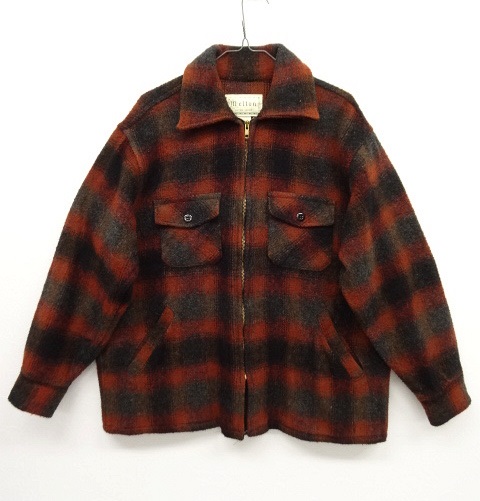 画像: 70'S MELTON オンブレチェック ウールジャケット USA製 (VINTAGE) 「Jacket」 入荷しました。