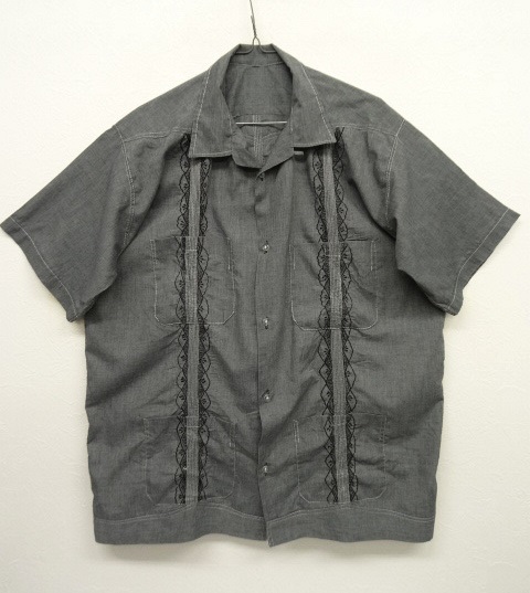 画像: キューバシャツ 後染めブラック (VINTAGE) 「S/S Shirt」 入荷しました。