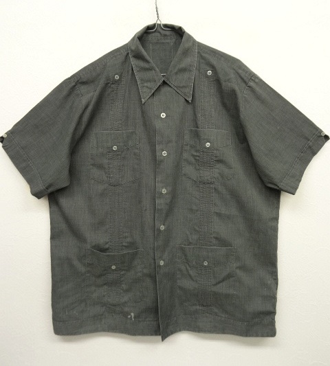 画像: キューバシャツ 後染めブラック (VINTAGE) 「S/S Shirt」 入荷しました。