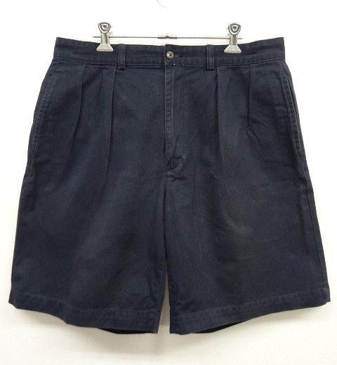 画像: 90'S RALPH LAUREN ツープリーツ チノショーツ NAVY (VINTAGE) 「Shorts」 入荷しました。