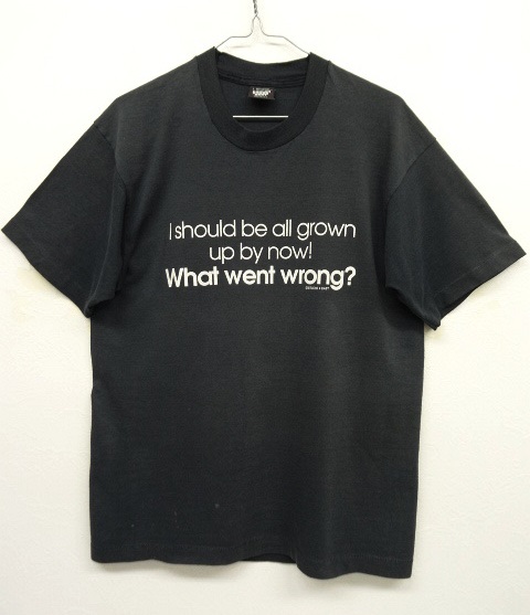 画像: 90'S SCREEN STARS "What Went Wrong?" 綿ポリ 半袖 Tシャツ USA製 (VINTAGE) 「T-Shirt」 入荷しました。